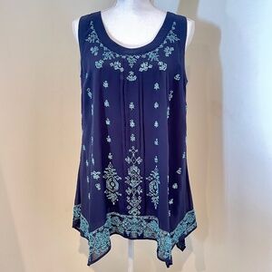 Sundance Bohemian Beaded Flowy Tunic Cover-Up